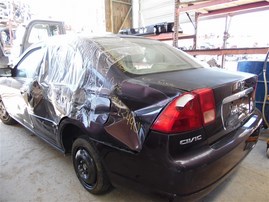 2001 Honda Civic LX Purple Sedan 1.7L AT #A24904